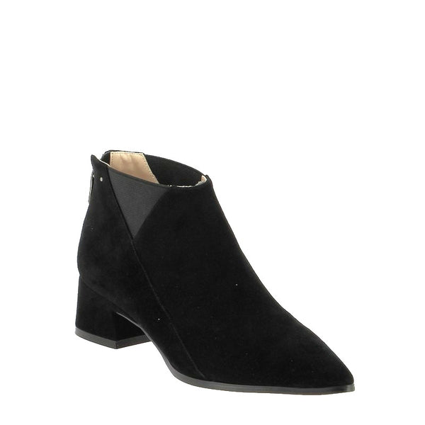 Marco Dalessi Black Suede Ankle Boot