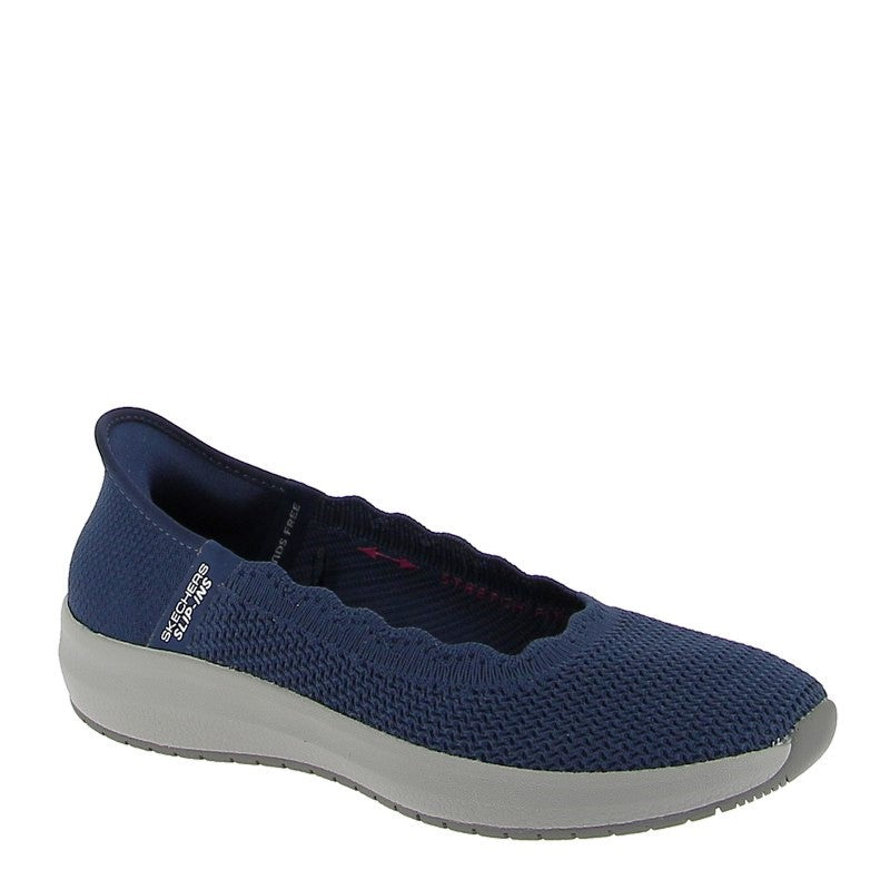 Skechers Cleo Swift Navy Slip On Women's Comfort