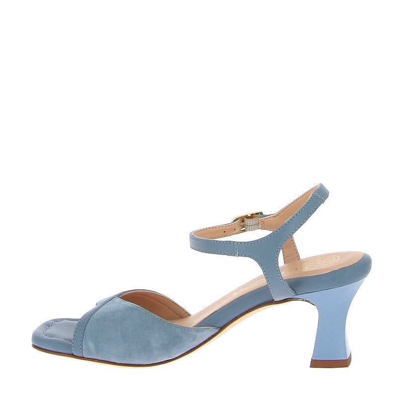 Unisa Meca Blue Heeled Sandal Women s Heels