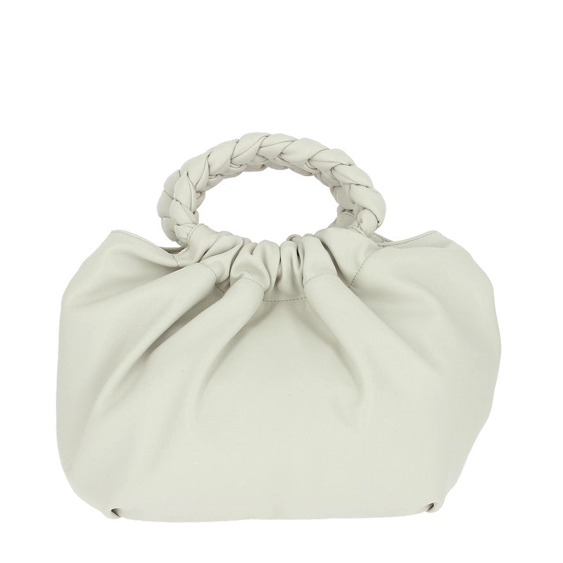 Unisa Zjanet White Bag with short handle and crossbody strap, stylish women's handbag at Marie Claire Shoes Perth