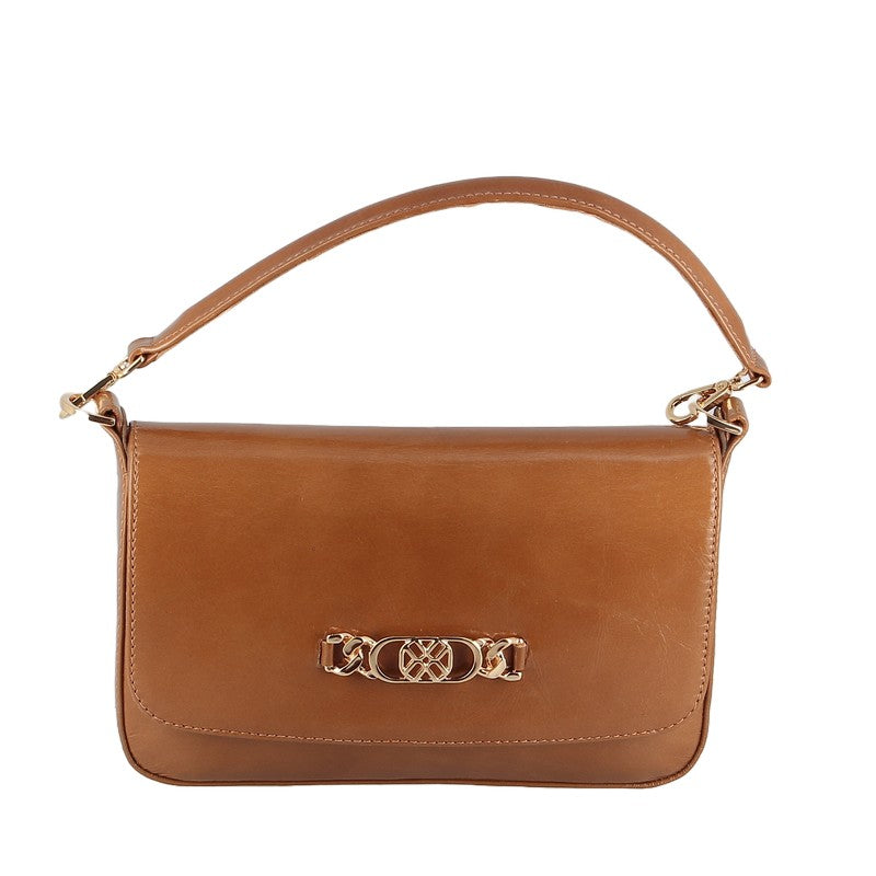 Unisa Zendaya Leather Tan Bag