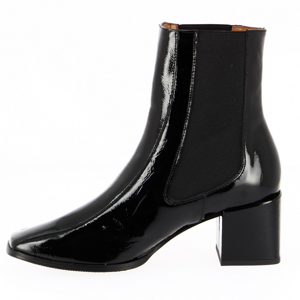 Neo AG-21518 Black Patent Ankle Boot
