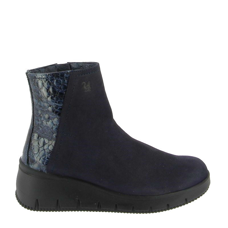 24 HRS  25842 Navy Ankle Boot