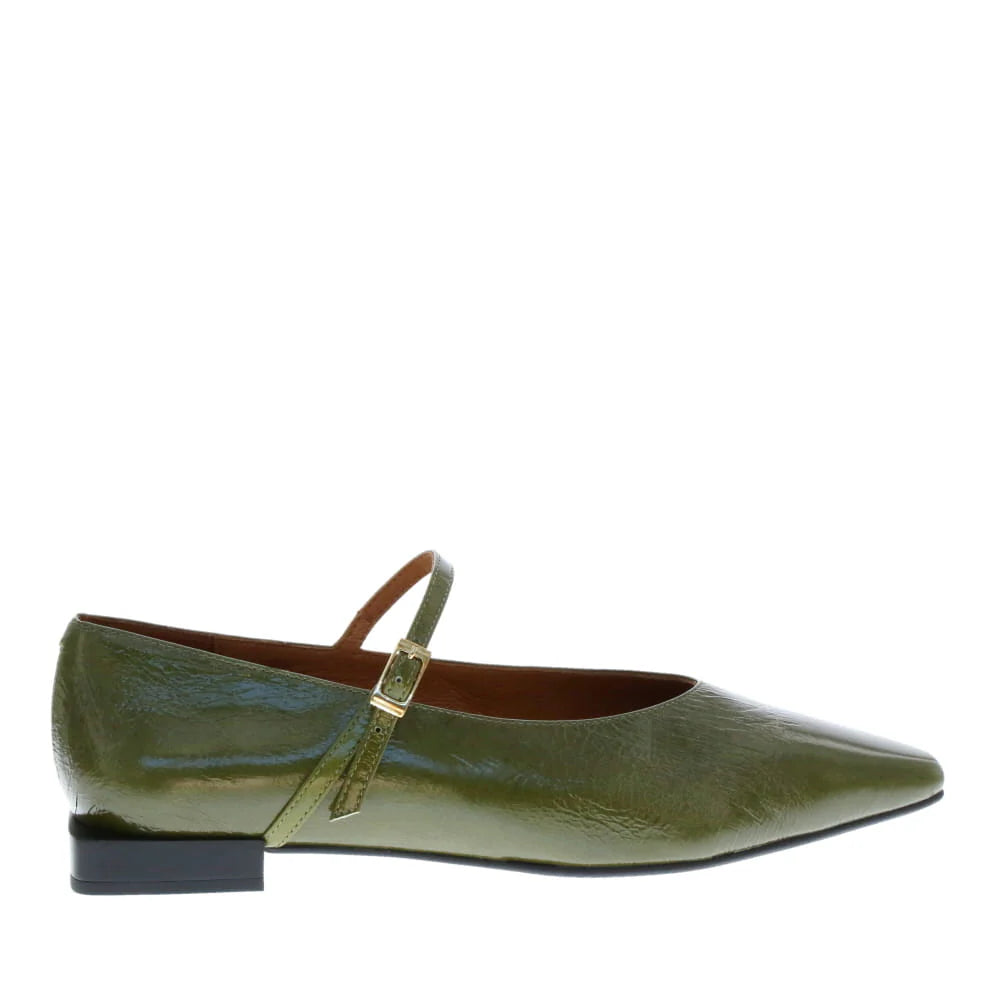 NEO 24503 VENICE KIWI FLAT STRAP PUMP