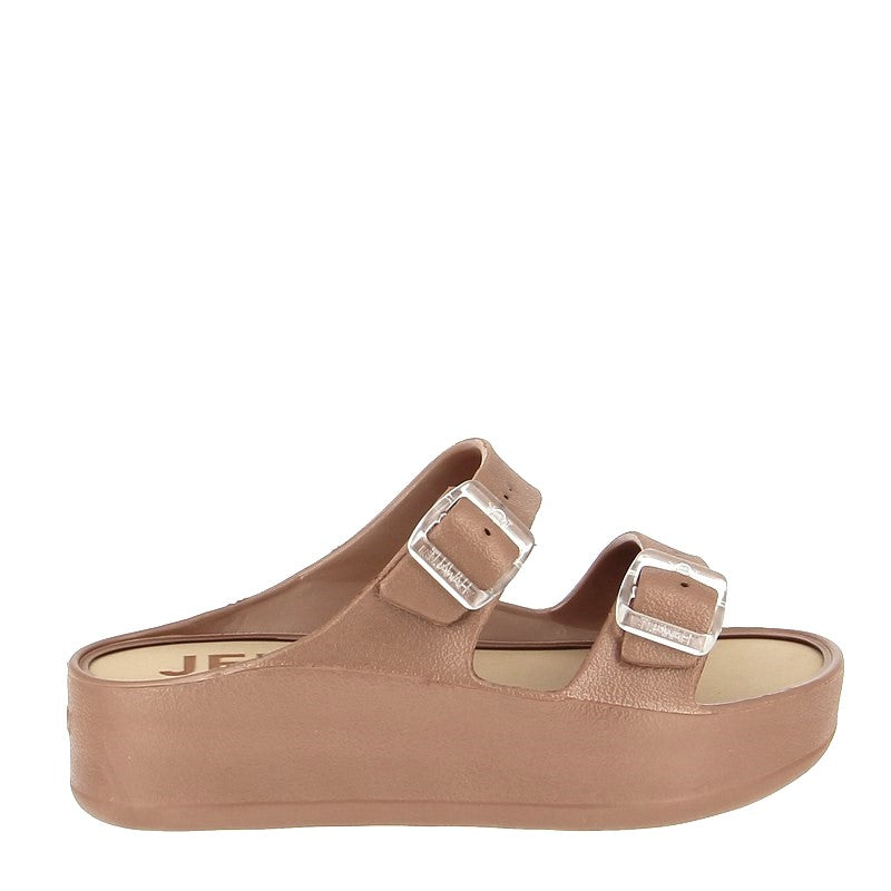 Lemon Jelly Fenix Bronze Tan Slip On Platform Slide