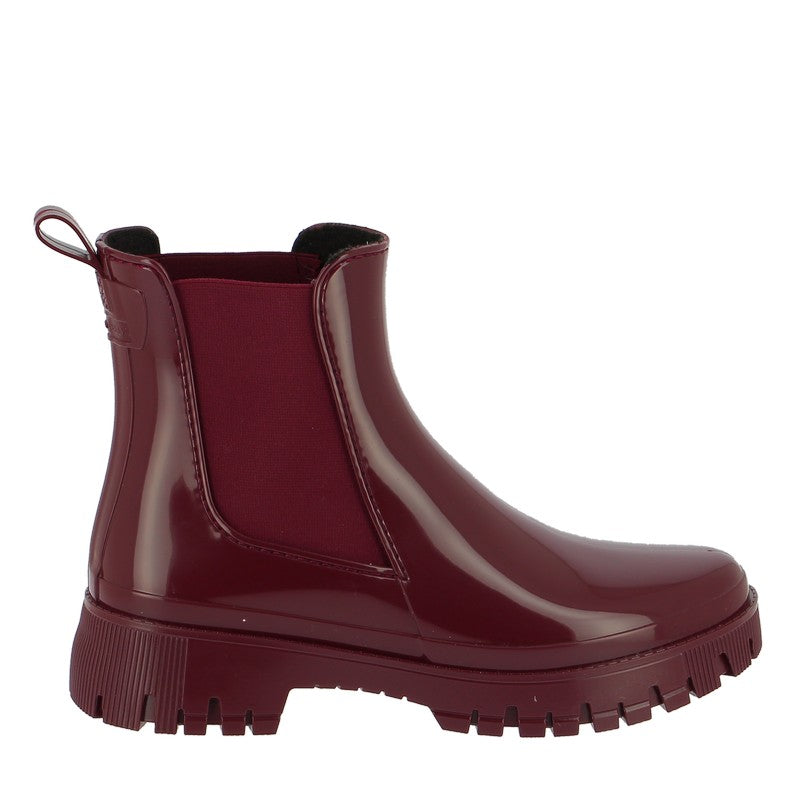 Lemon Jelly Peachy Dark Berry Women's Ankle Gum Wellington Rain Boot