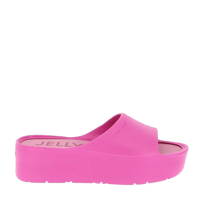 Lemon Jelly Sunny Pink Slip On Platform Slide