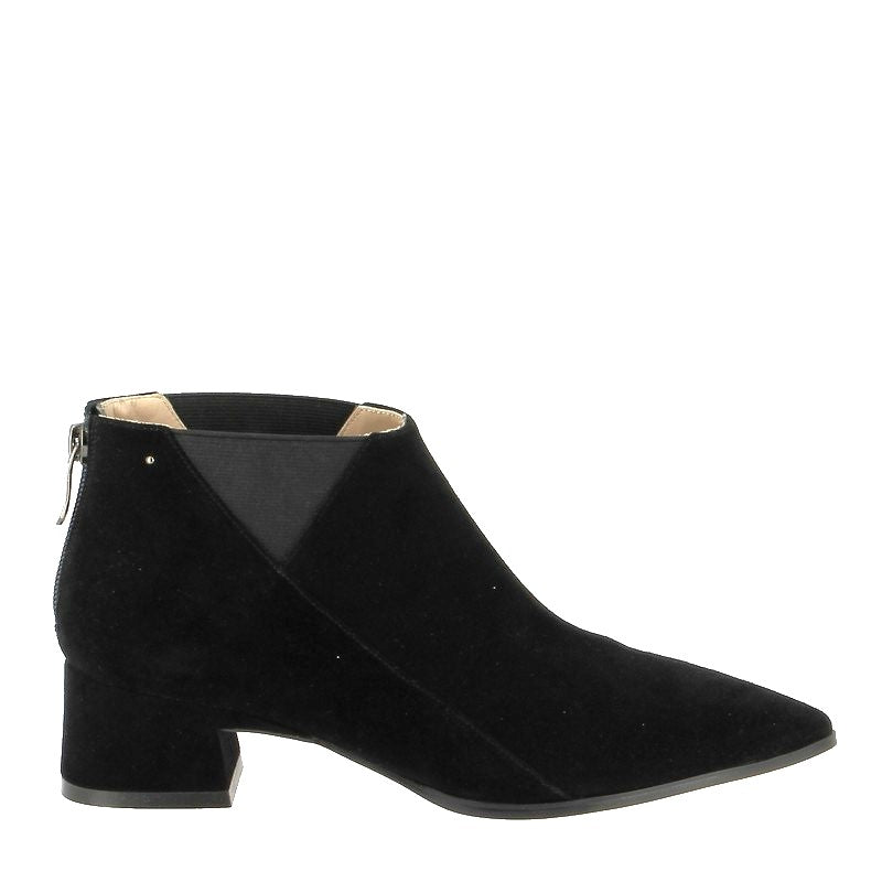 Marco Dalessi Black Suede Ankle Boot