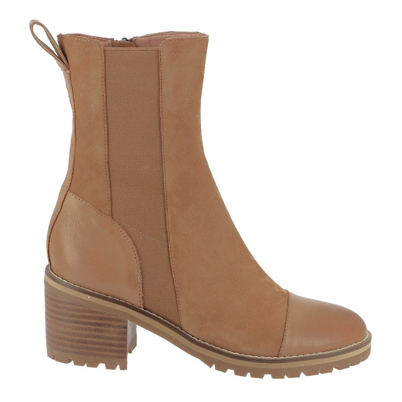 Mollini Bilaro Tan Suede Leather Ankle Boot