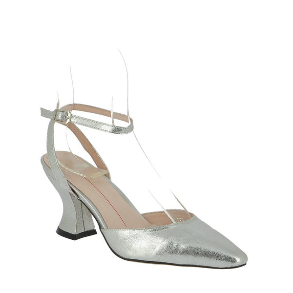 Mollini Cater Silver Crackle Heel