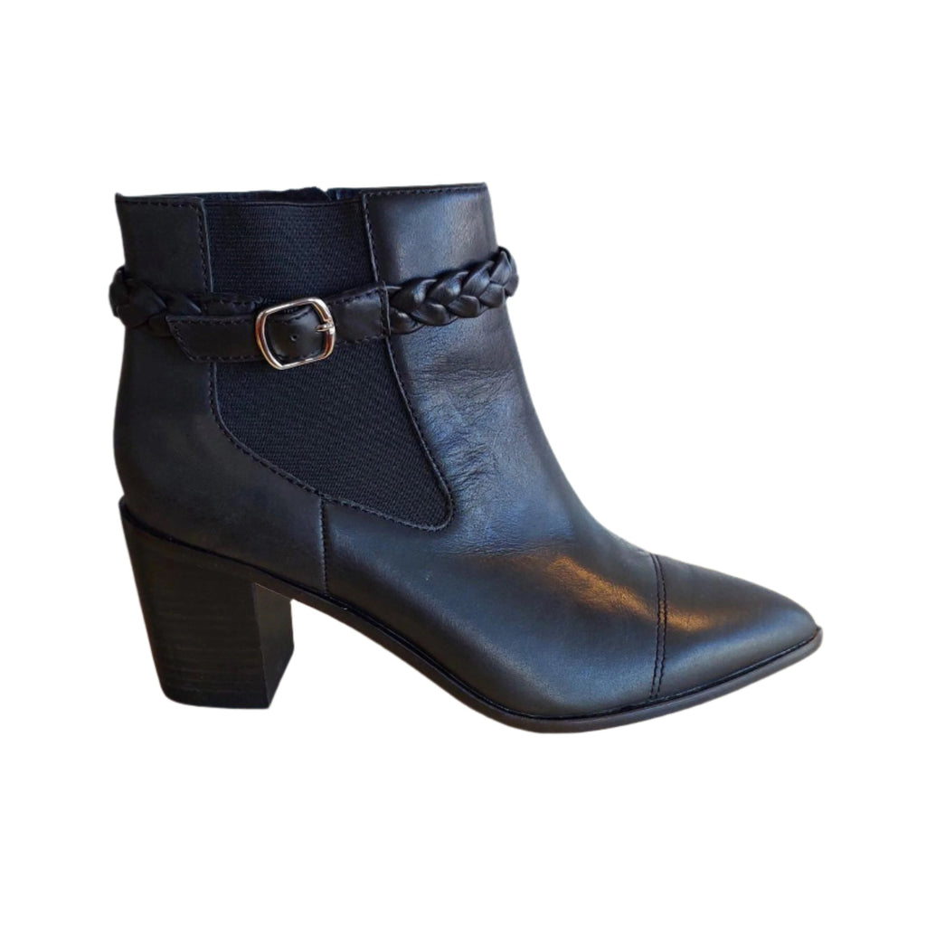 Nude Margo Black Ankle Boot