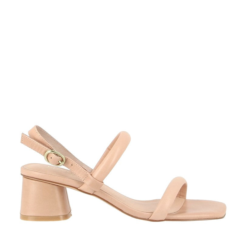 Nude Lacee Nude Heeled Sling Back Sandal