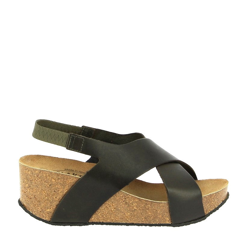 Plakton 275027 Green Slingback Wedge