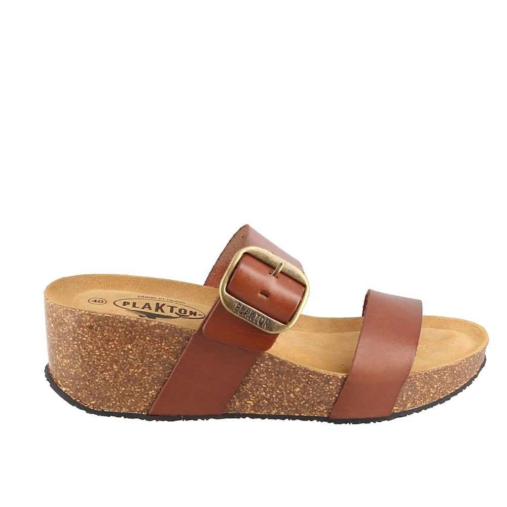 Plakton 873004 Tan Wedge Slide