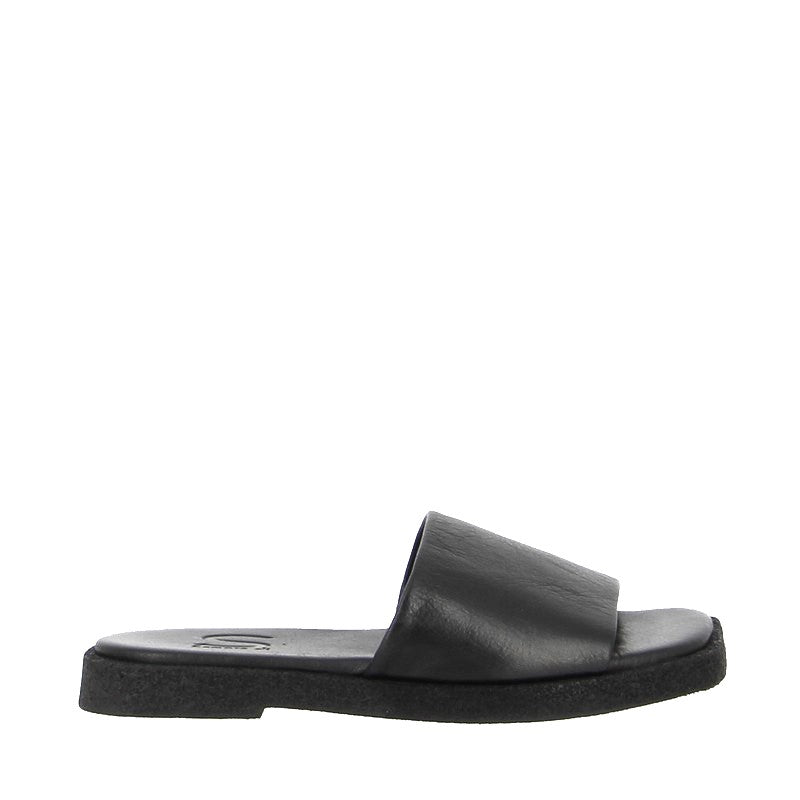 Sempre Di 9554 Black Slip On Slide