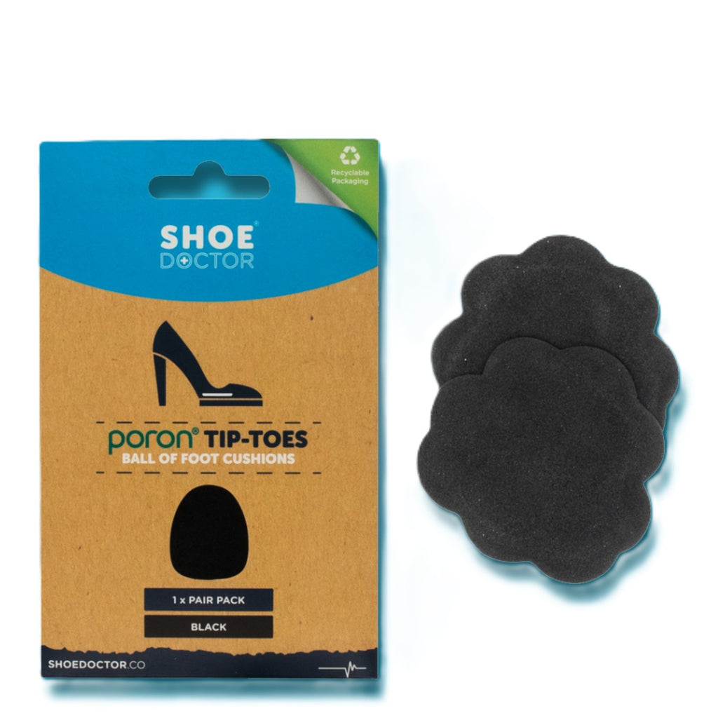 Shoe Doctor Poron Ball Of Foot Cushion Black