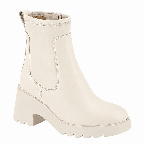 Unisa Link White Comfort Ankle Boot