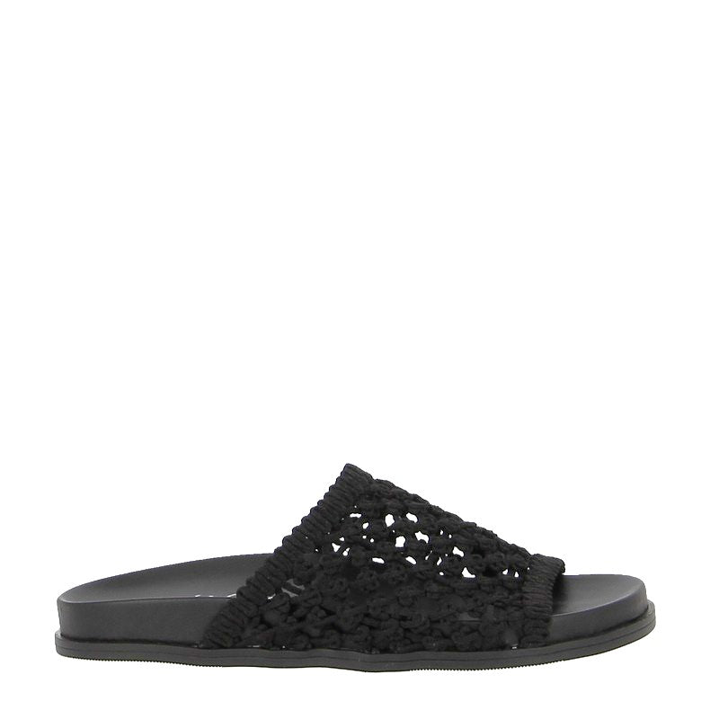 Valerio Conte 490054 Black Platform Slide