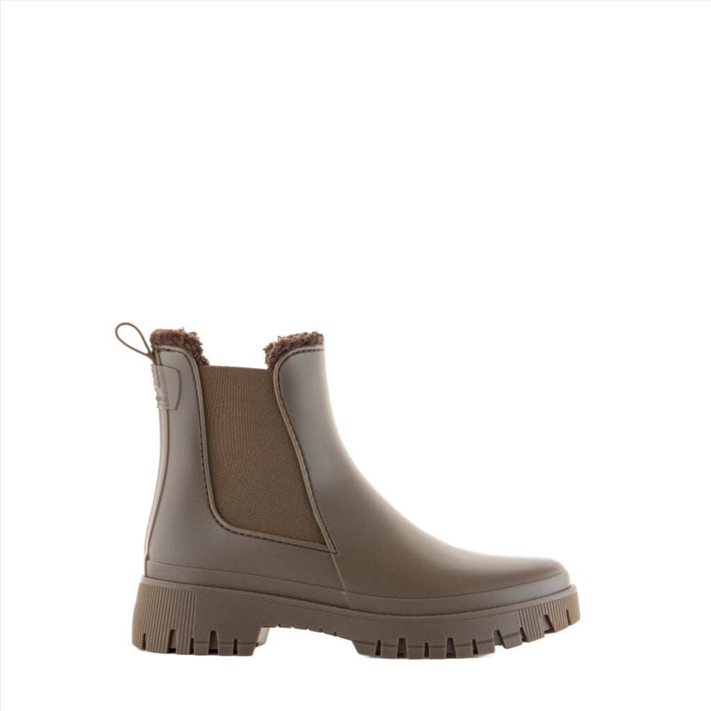 Lemon Jelly Wren Khaki Rubber Boot