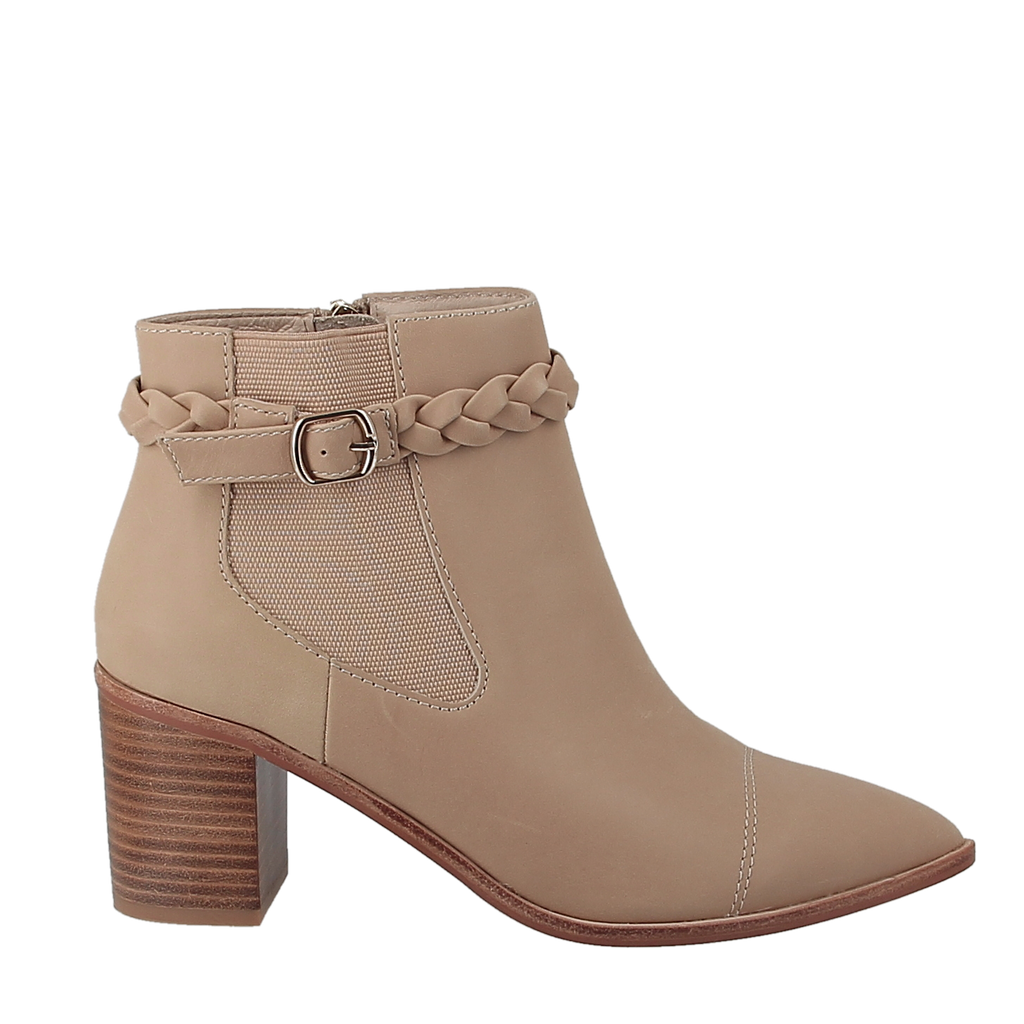 Nude Margo Natural Ankle Boot