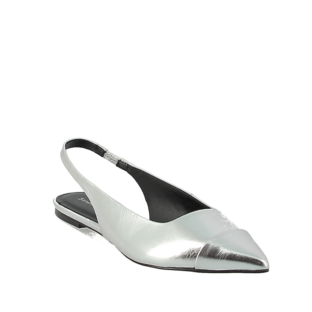 Sempre Di 735003 Spechio Silver Slingback