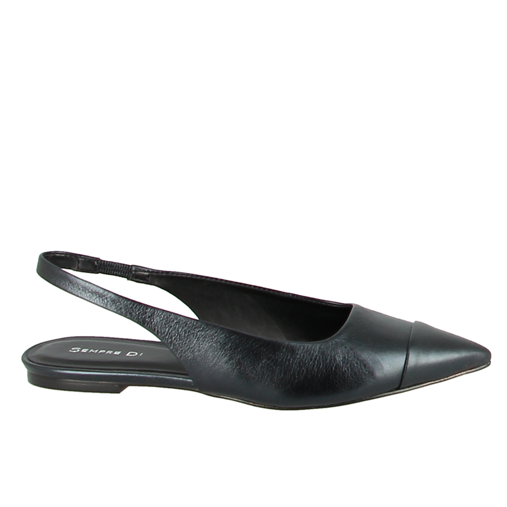 Sempre Di 900  Metal Black Slingback