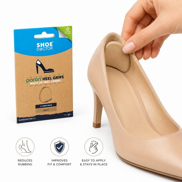Shoe Doctor Poron Heel Grips Beige