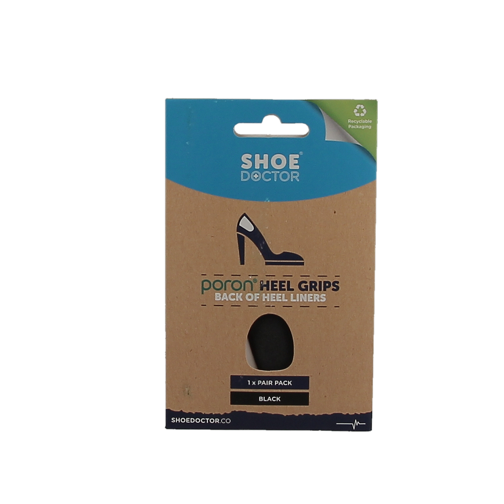 Shoe Doctor Poron Heel Grips Black