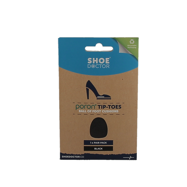 Shoe Doctor Poron Ball Of Foot Cushion Black