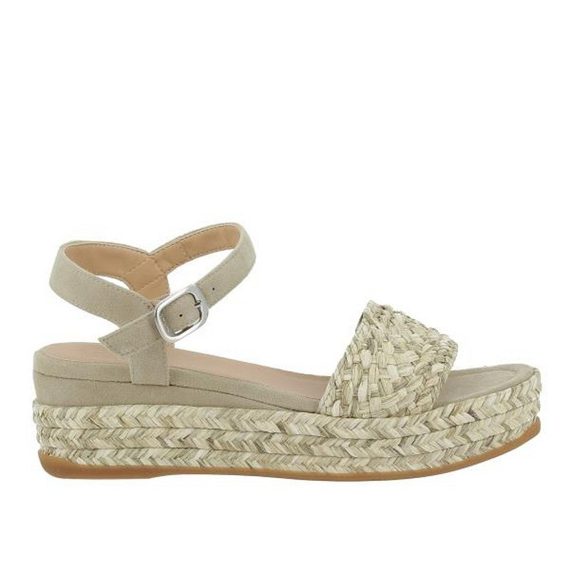 Unisa Godell Taupe Espadrille Sandal Women's Wedges