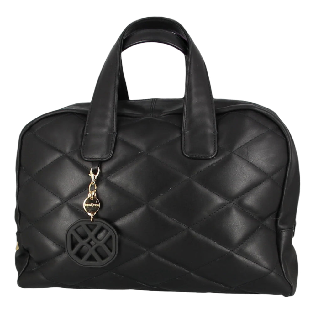 Unisa Znaina Black Leather Bag