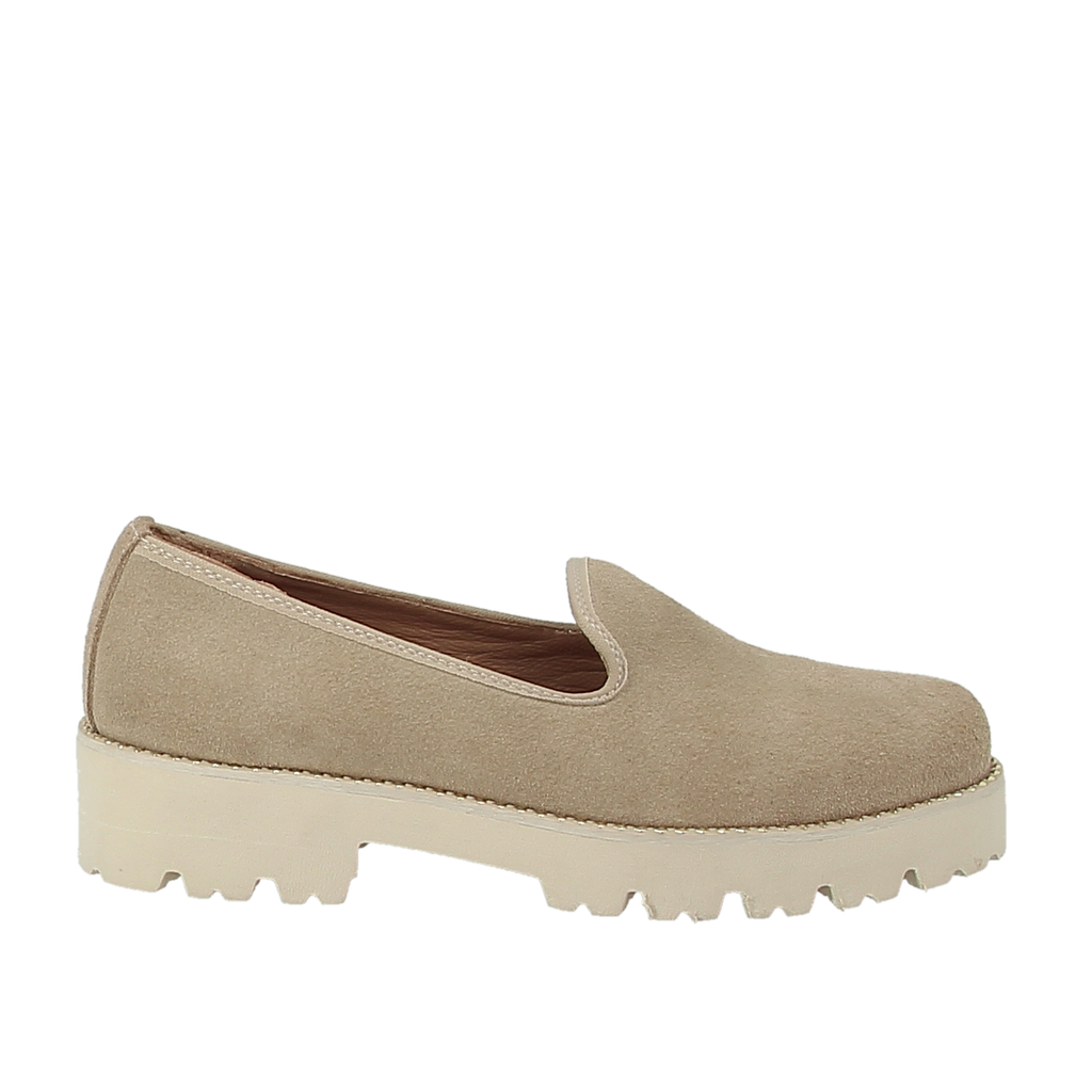 Wave 26162 Taupe Suede Loafer