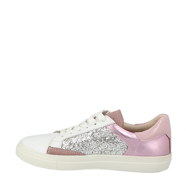 Wave 28855 Pink Glitter Flatform Sneaker