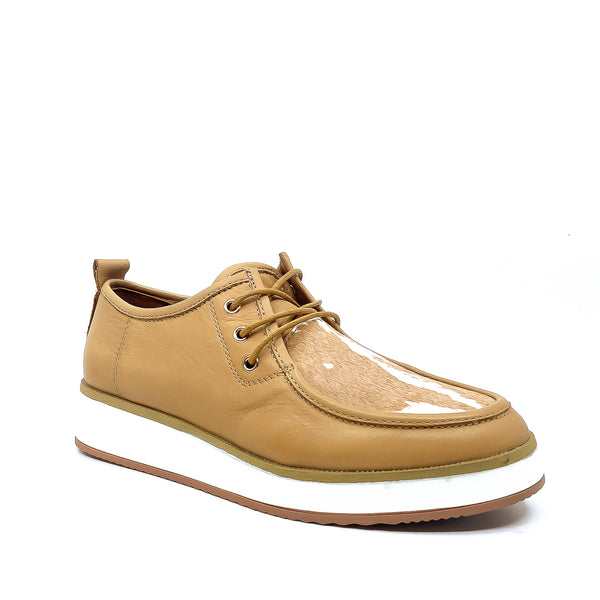 Alfie & Evie Quinell Camel Laced Loafer