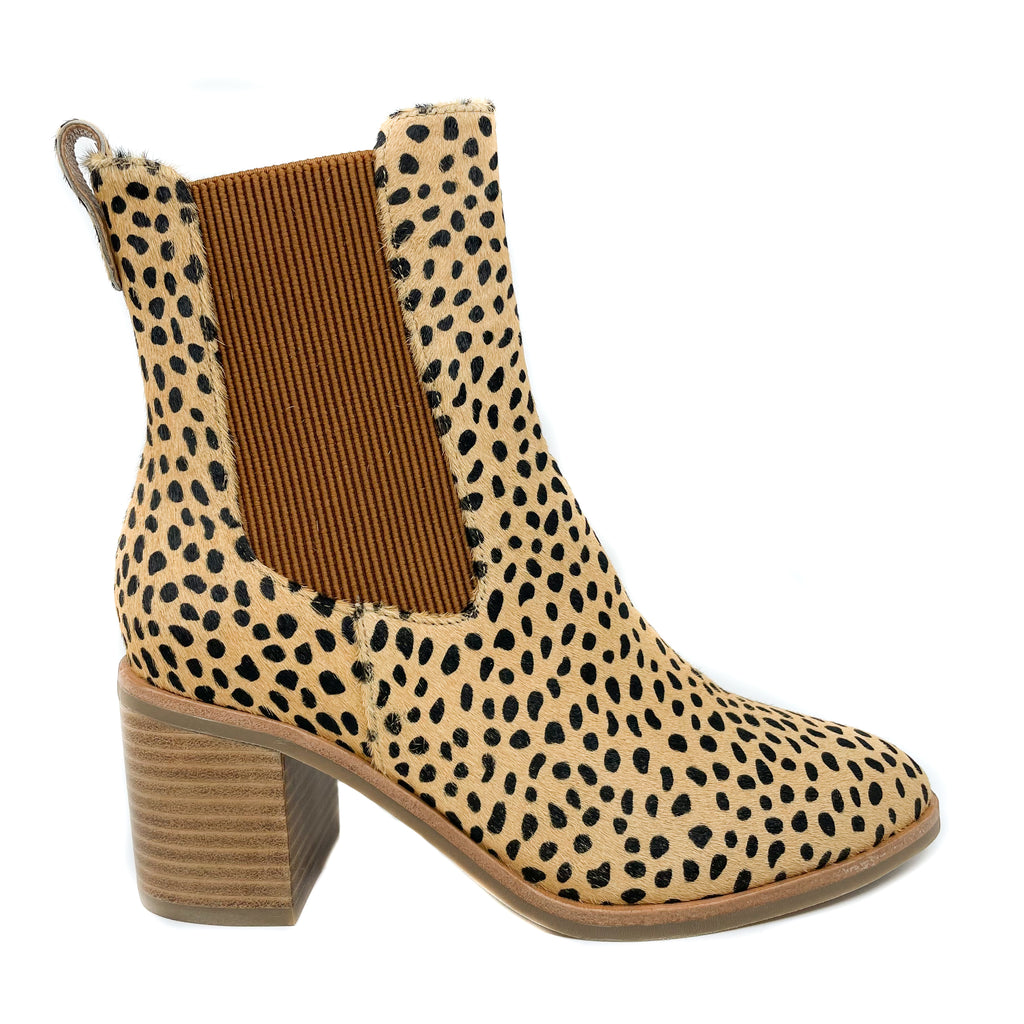 Bresley Syko Cheetah Print Chelsea Boot 