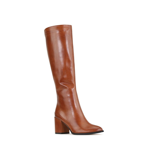 EOS Cashmere Brandy Tan Knee High Boot