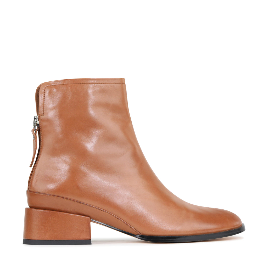 EOS Cast Brandy Tan Leather Ankle Boot