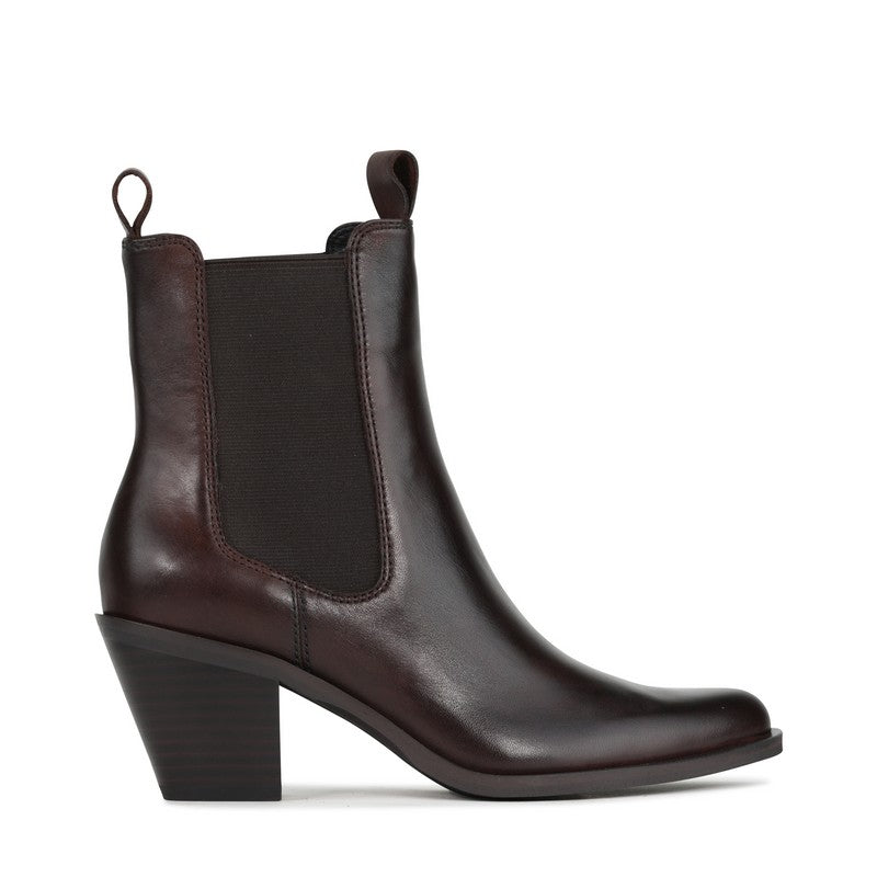 EOS Elesa Chestnut Cuban Heel Chelsea Boot