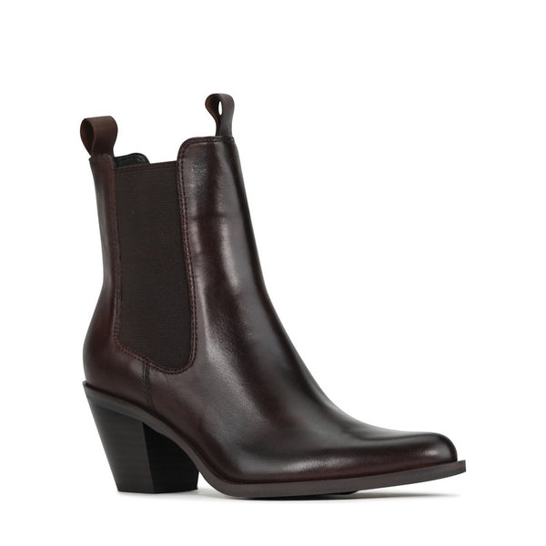 EOS Elesa Chestnut Cuban Heel Chelsea Boot