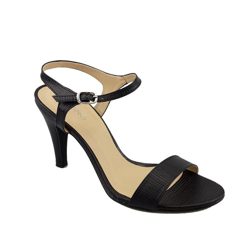 Misano Tribute Black Heeled Sandal