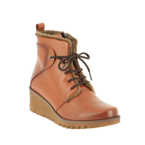 Neo Tan Wedge Bootie