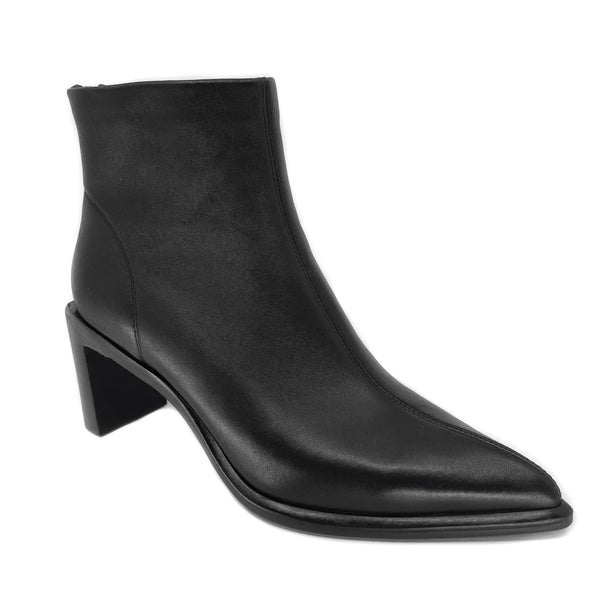 Neo X Dallas Black Leather Ankle Boot