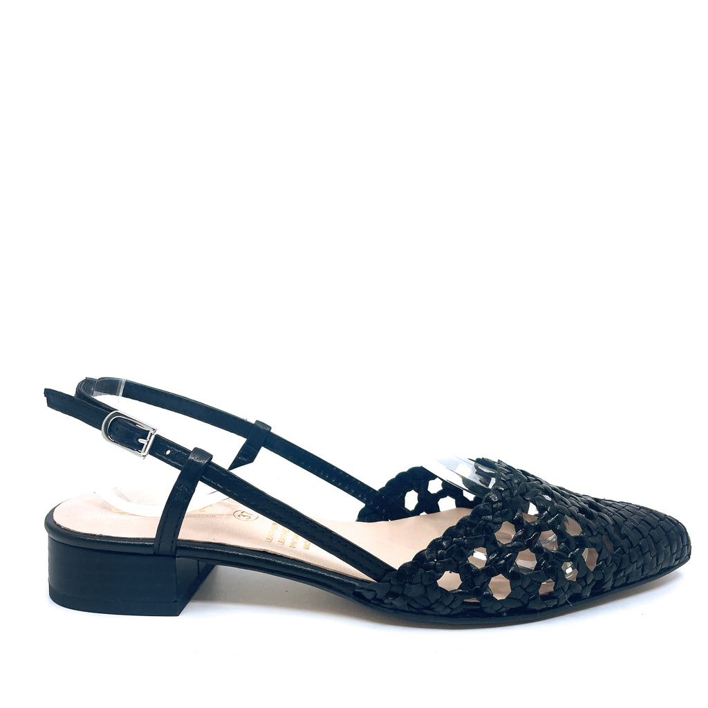 Quait 21548 Black Slingback Sandal