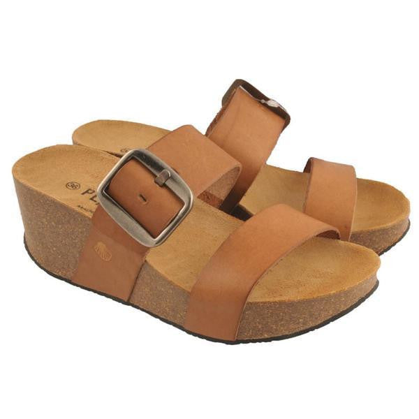 Experience timeless elegance with Plakton's 273004 Tan Wedge Sandals. Crafted with natural leather and featuring a contoured cork footbed, these sandals seamlessly blend style with eco-consciousness. Elevate your ensemble sustainably.