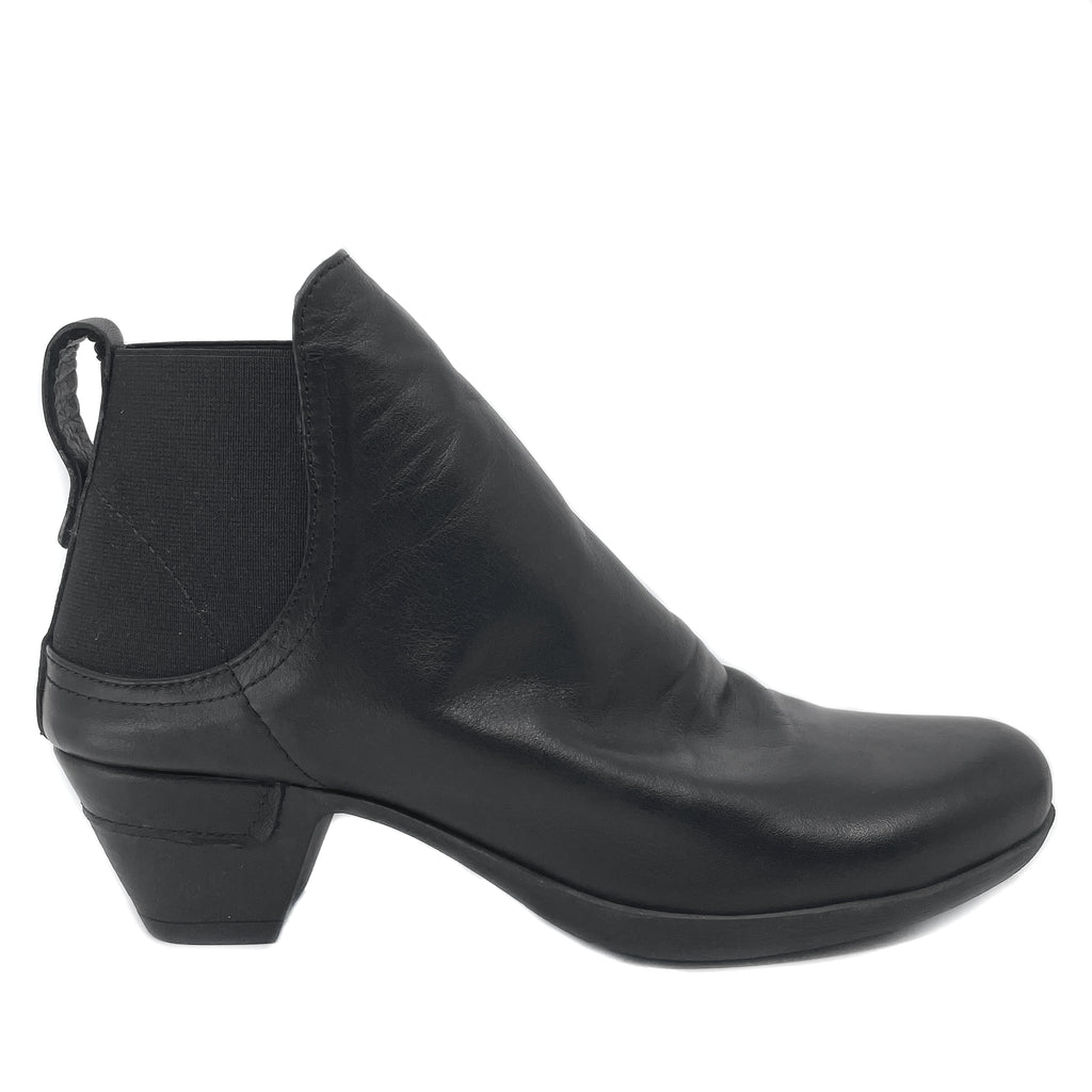 Stegmann Caine Black Leather Comfort Chelsea Boot