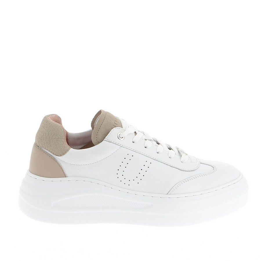 Unisa Fraile White Leather Sneaker