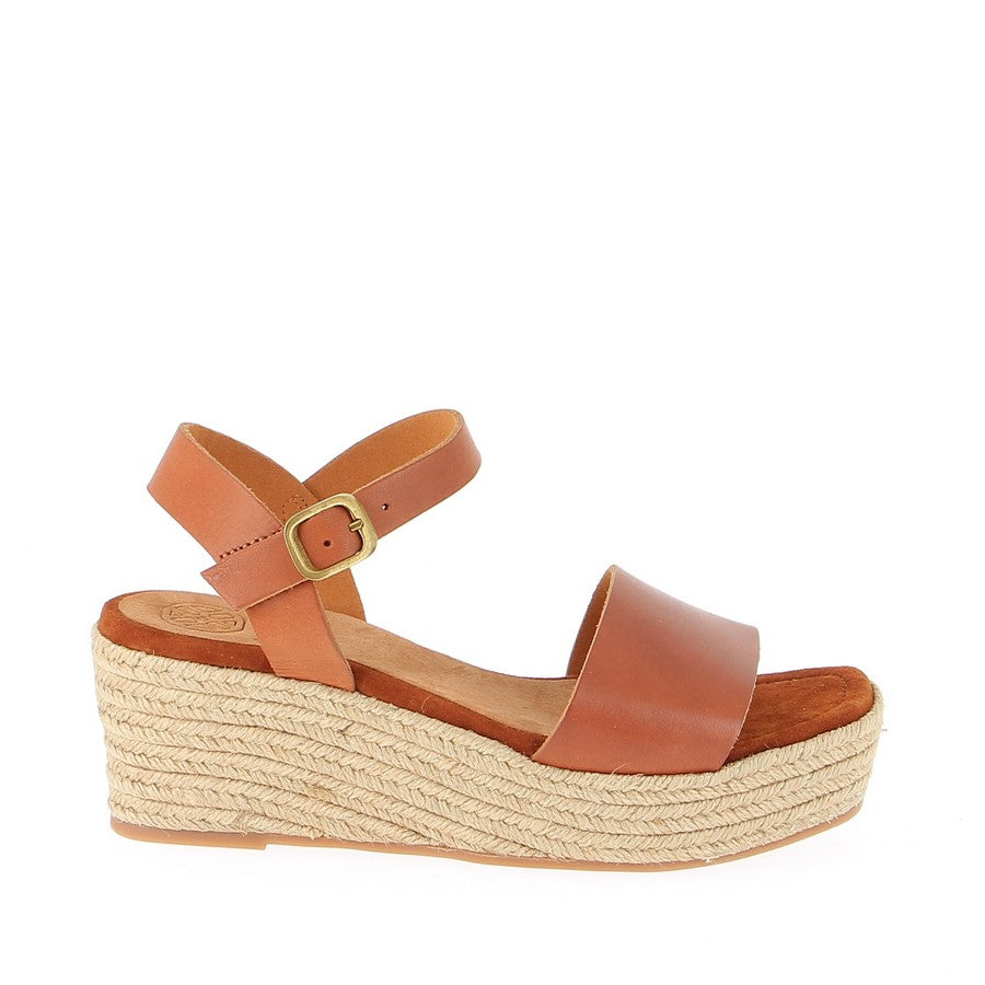 Saddle espadrille wedge sandals - The Spanish Sandal Company