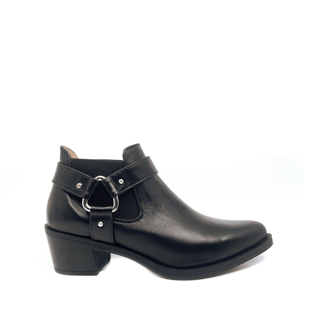 Unisa Gonil Black Western Ankle Boot